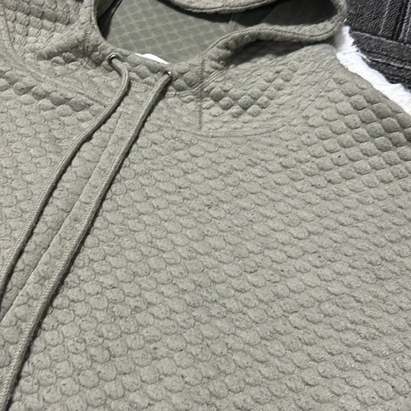 BKE Buckle Women’s Olive Green Quilted Pullover Hoodie Size Medium - Picture 14 of 16